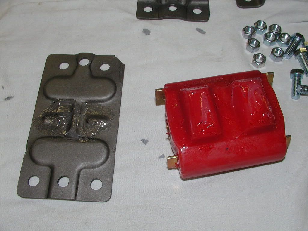 Poly motor mount conversion. Chevrolet Nova Forum